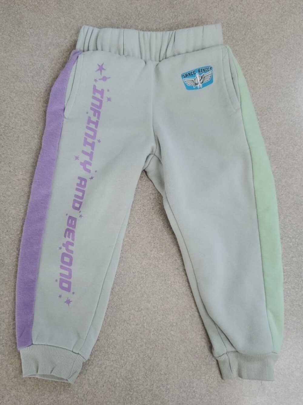 Buzz Lightyear Joggers Sweat Pants Disney Pixar Size 2T Toy Story Boys or Girls
